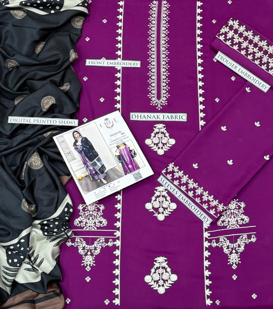 URGE Winter Collection - DHANAK 3PC