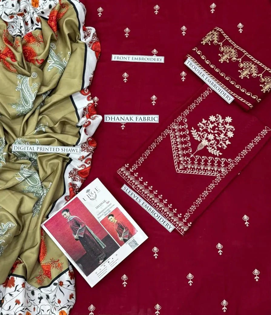 URGE Winter Collection - DHANAK 3PC