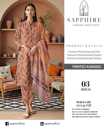 SAPPHIRE Elegant 3-Piece Suit Collection